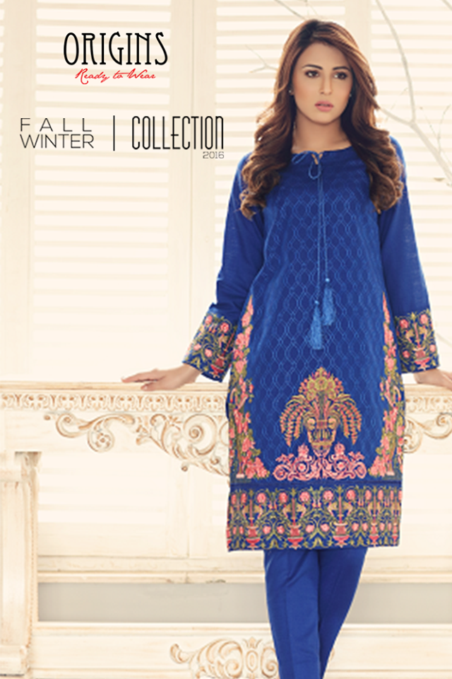 Stylish Pakistani Kurta Designs For Winter 2017 2018