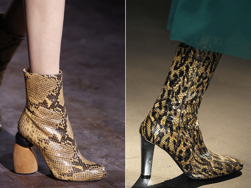 Top winter fall 2016-2017 animal printed shoes trend