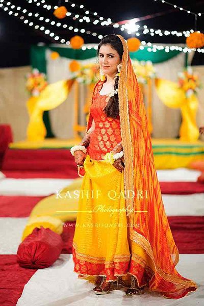 Pakistani Bridal Mehndi Dresses 