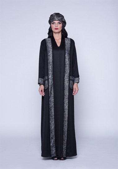 New trendy effa black abaya designs 2016-2017