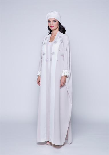 New trendy effa white abaya designs 2016-2017