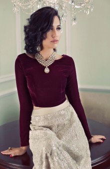 threads and motifs pakistani party wear skirt dress 2016-2017