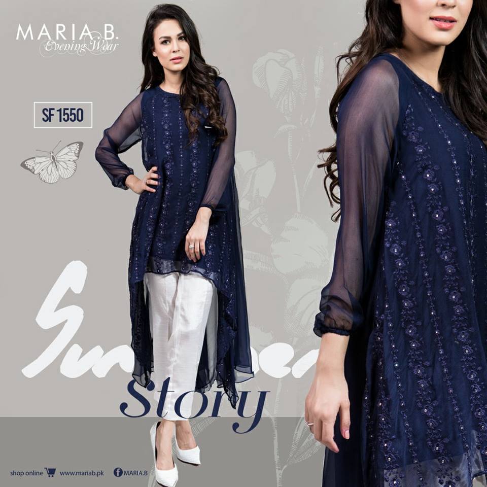 Maria B Party Wear Dresses 2017