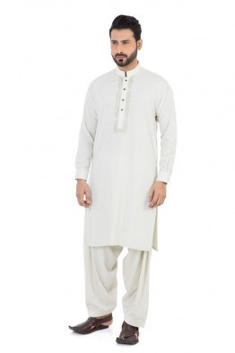 bonanza men white winter kurta design 2016-2017