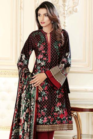 Best Pakistani Unstitched Fall/Winter Collections 2016-2017