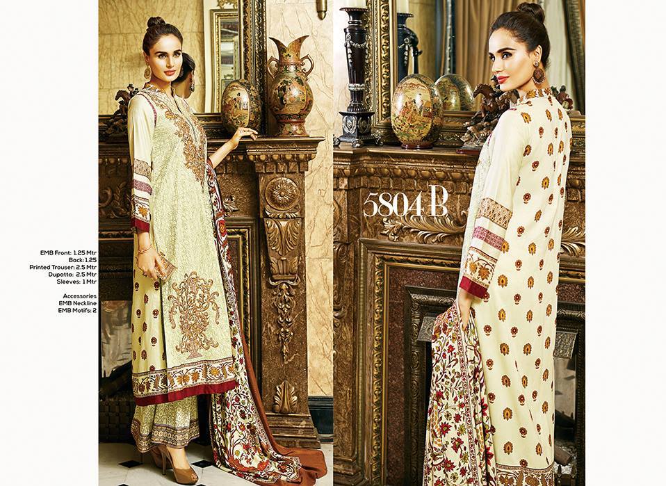 Best Pakistani Unstitched Fall/Winter Collections 2016-2017