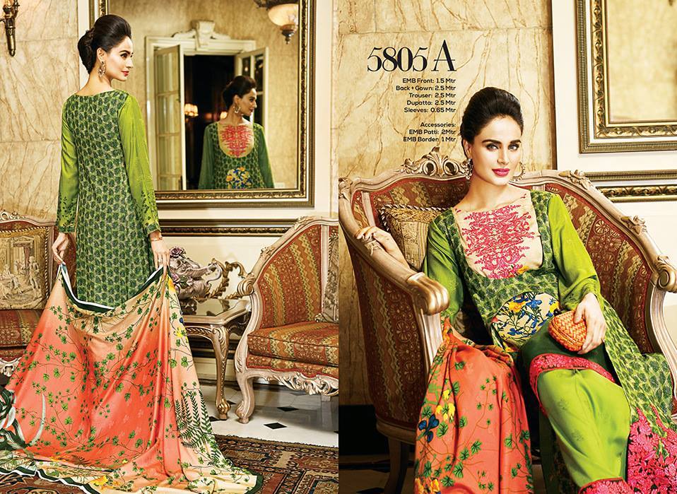 Best Pakistani Unstitched Fall/Winter Collections 2016-2017