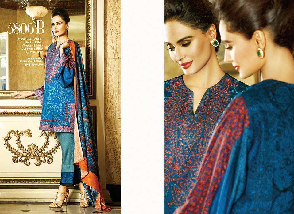 Best Pakistani Unstitched Fall/Winter Collections 2016-2017