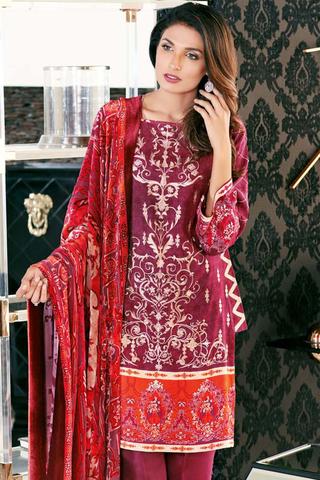 Best Pakistani Unstitched Fall/Winter Collections 2016-2017