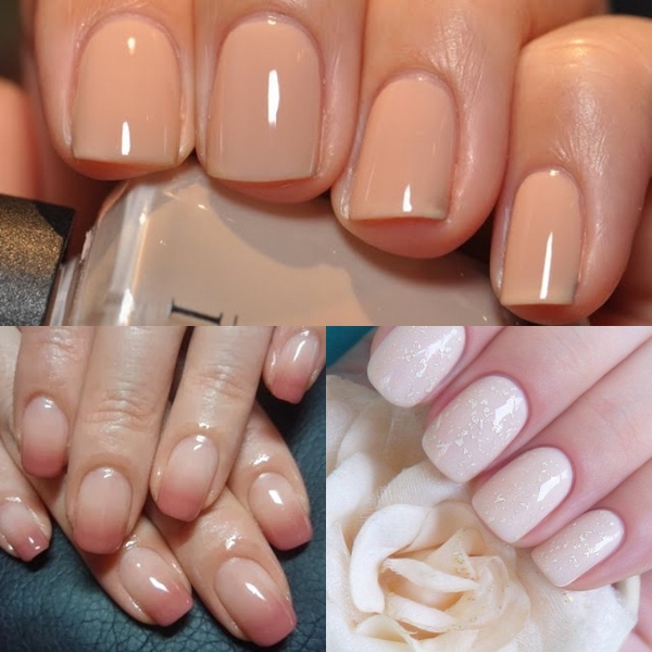 Spring/summer ombre Nude nail designs 2017