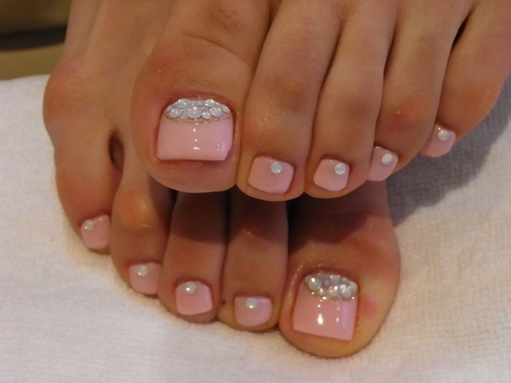 Gorgeous wedding Pink Nails For toes