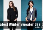 new styles of latest winter sweater designs 2017 for pakistani girls