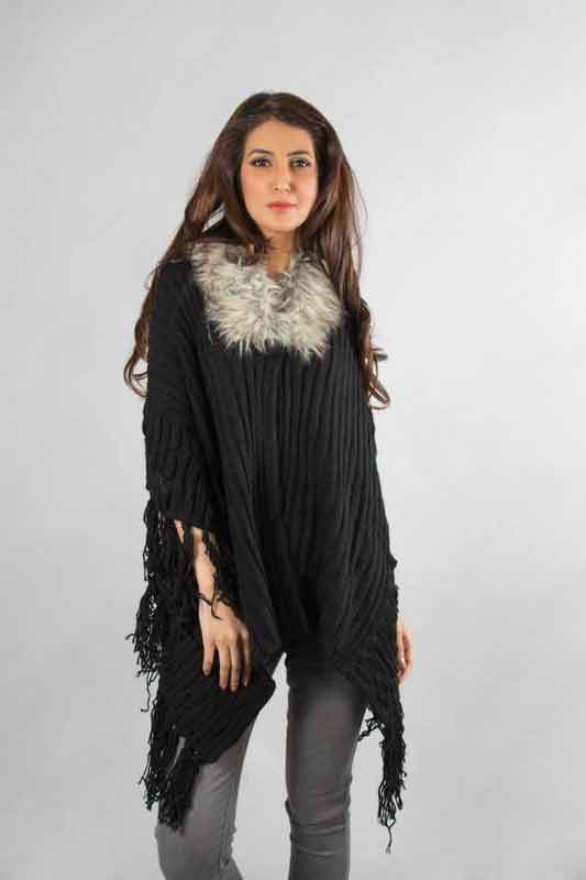 best black wool latest winter sweater designs 2017 for pakistani girls