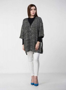 stylish grey baggy style latest winter sweater designs 2017 for pakistani girls