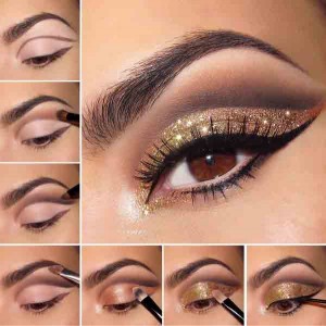 golden eyes best eid party makeup ideas 2017 for girls