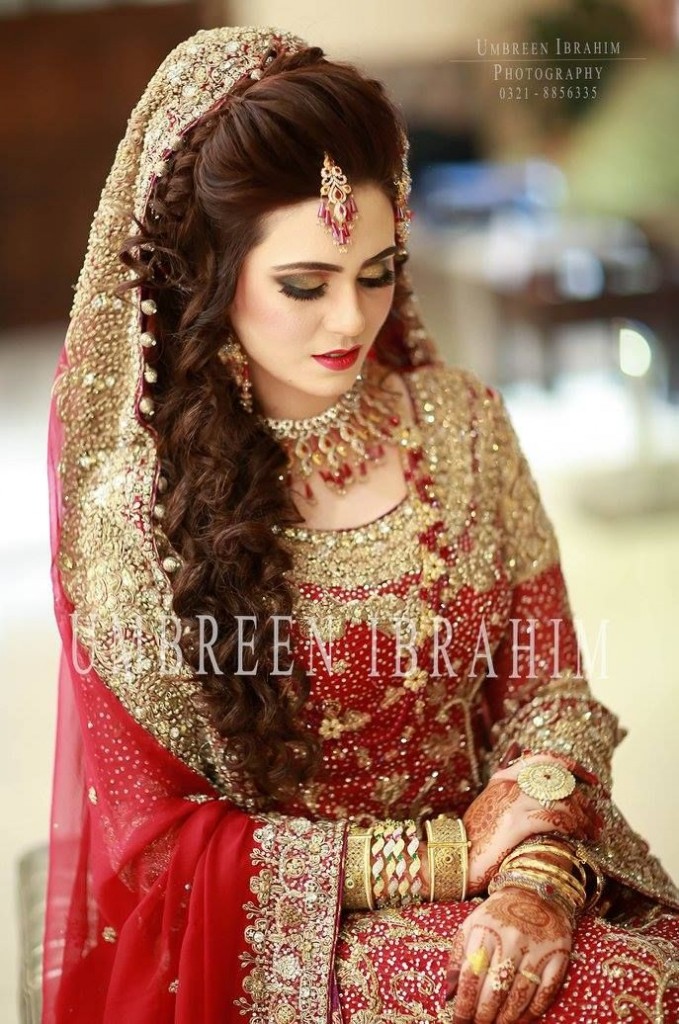 Pakistani Wedding Hairstyles 2017 For Barat Day