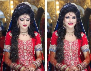 Pakistani Wedding Hairstyles 2017 For Barat Day