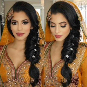 Pakistani Mehndi hairstyles 2017