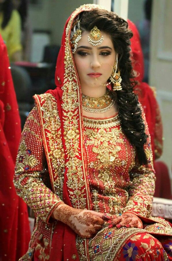 Pakistani Wedding Hairstyles 2017 For Barat Day