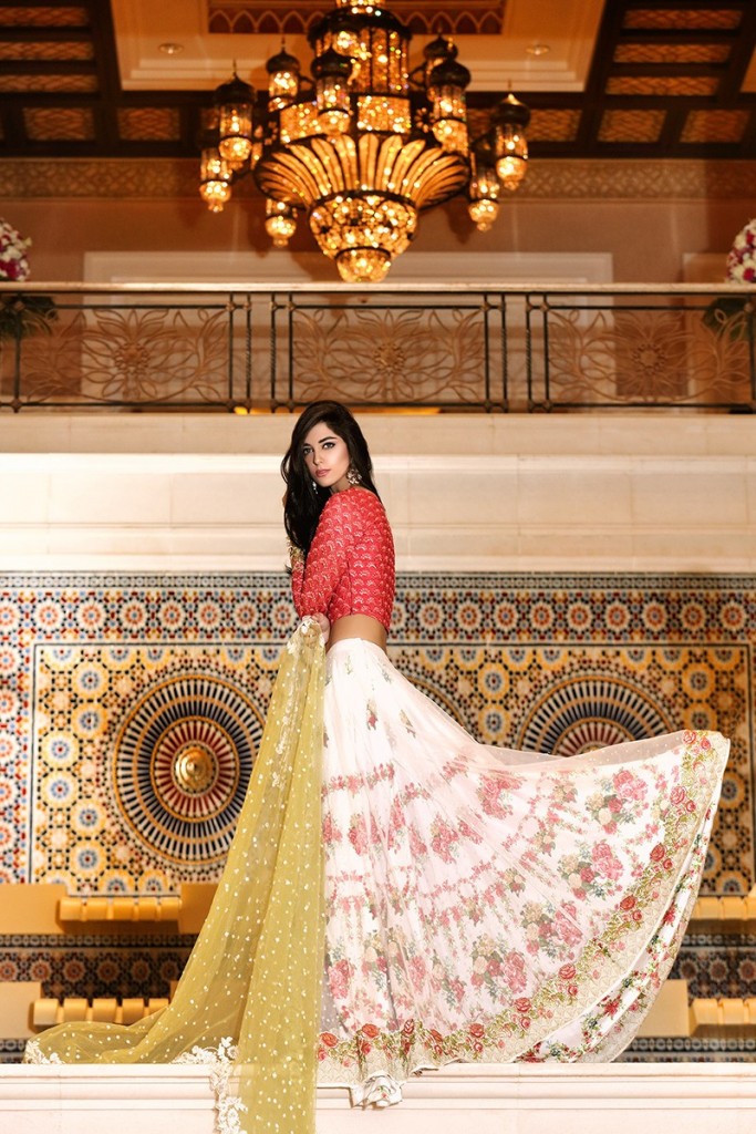 Maria B Printed Lehenga Choli 2017