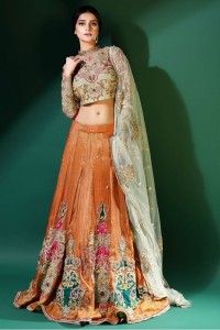 Erum Khan embroidered lehnga choli 2019 for wedding