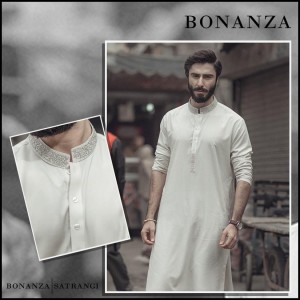 Latest Men Summer Kurta Designs 2017 By Bonanza