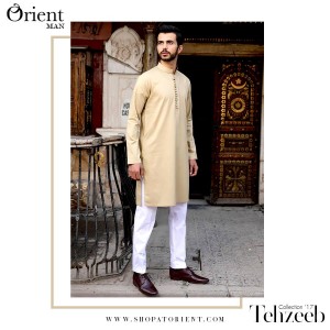 Latest Men Summer Kurta Designs 2017 By Orient Textile