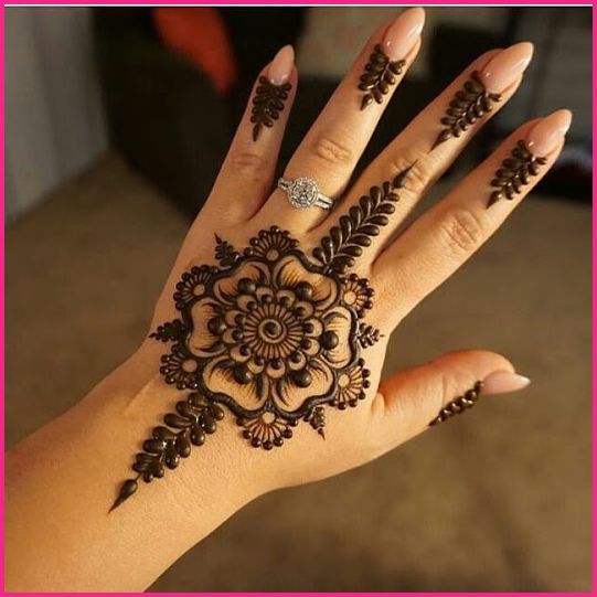 Gol tikki mehndi designs 2021-2022