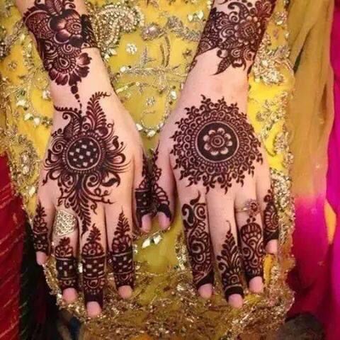 New style mandal henna design 2017 for Eid