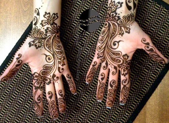 New Arabic Eid Mehndi Design for Full Hands