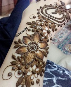 Eid Arabic Mehndi Design 2017 for Full Arm