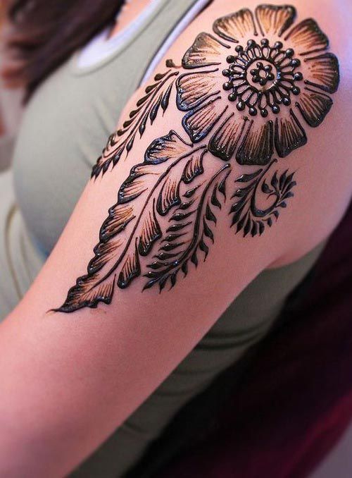 Eid Henna tattoo for Upper Arm 2017