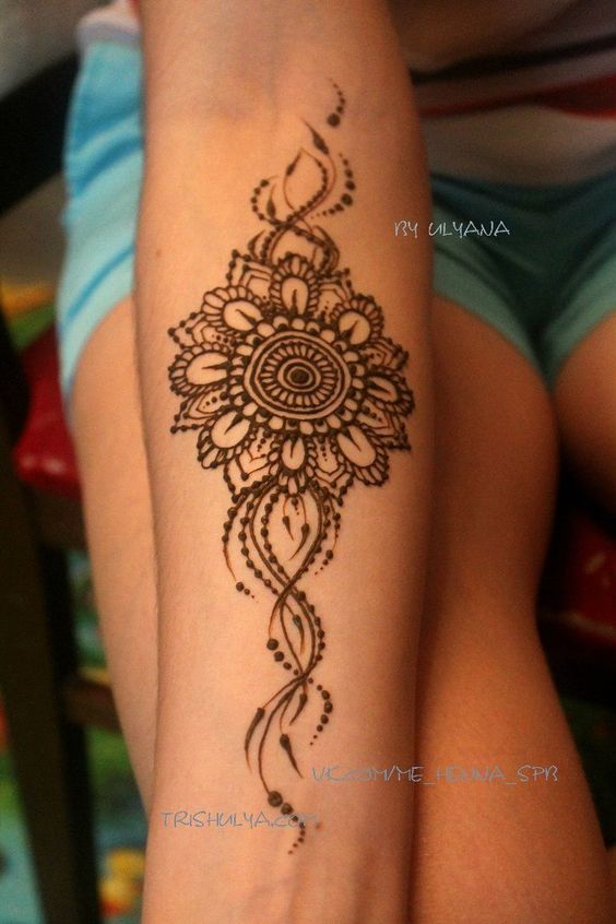 Beautiful Henna Tattoo 2017 for Arm