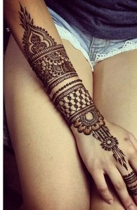 Eid Arabic Mehndi Design 2017 for Full Arm