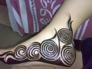 Foot Mehndi Design New Style