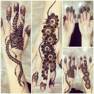 New Style Simple Arabic Mehndi Designs for Eid