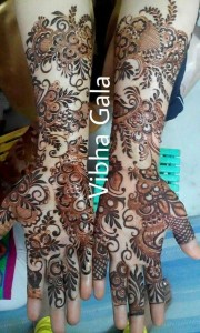 Eid Arabic Mehndi Designs for Full Hands