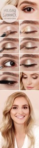 Simple Eid Shimmer Eye Makeup Step by Step