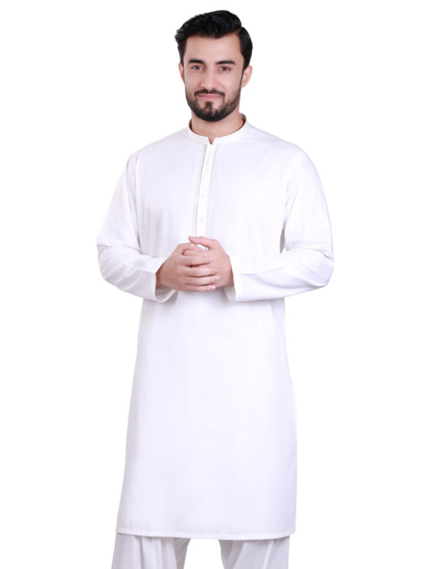 Edenrobe White Shalwar Kameez 2020