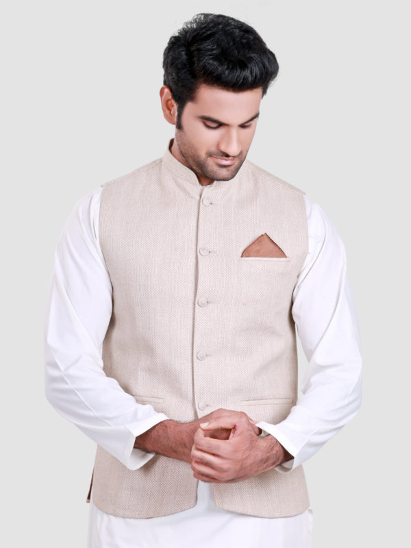 Edenrobe Off White Waistcoat Design 2020