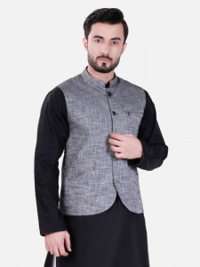 Edenrobe Grey Waistcoat Design 2017