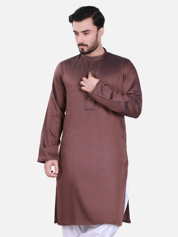 Edenrobe Kurta Design 2020 in Maroon Color