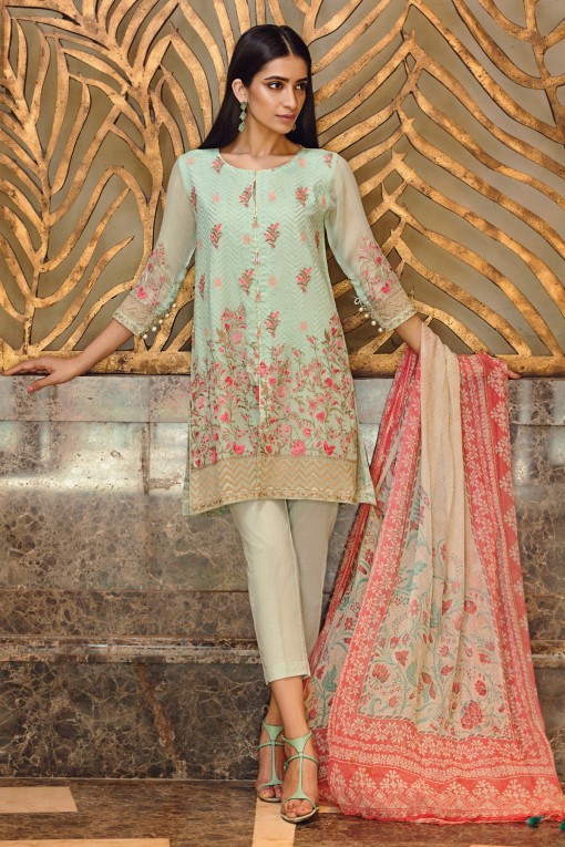 Khaadi Green Eid Wear Outfit