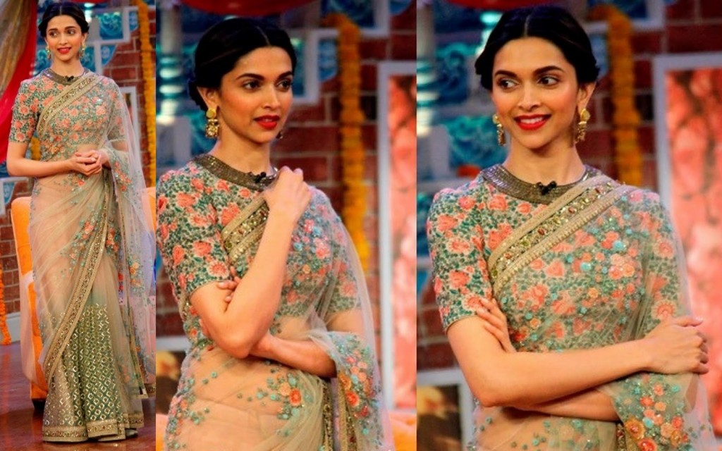 Deepika Padukone in Sabyasachi Mukherje Saree