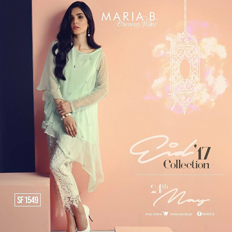 Maria B Light Pink Outfit for Eid 