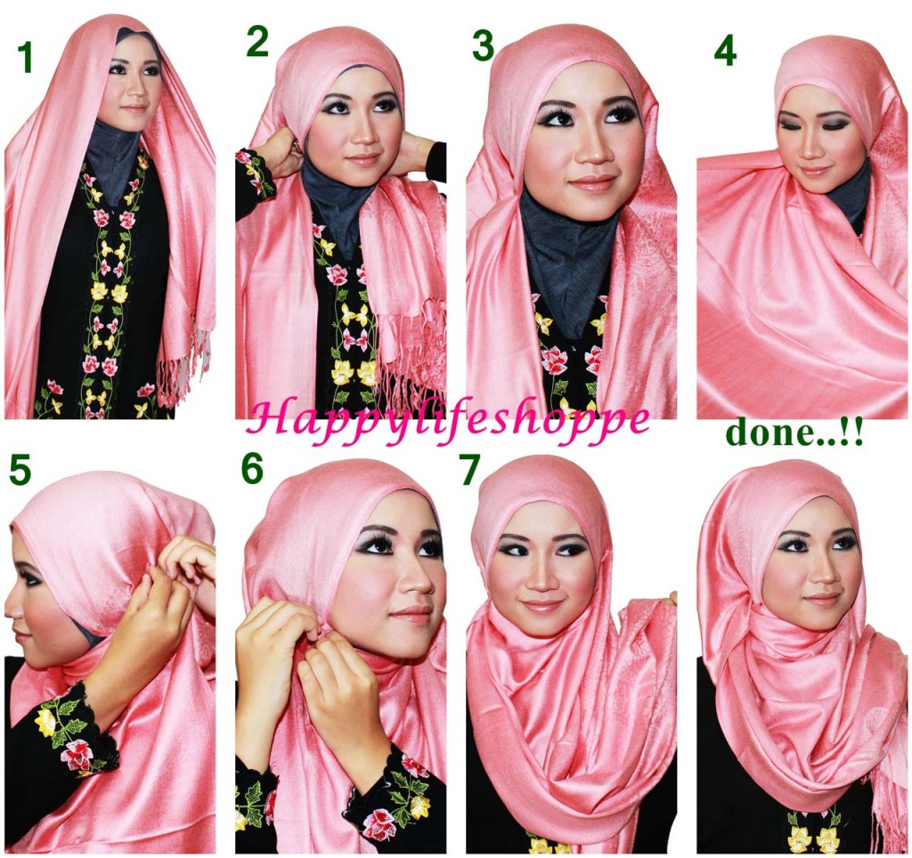 Everyday Hijab Styles Step by Step tutorials 2017