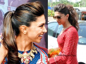 Deepika Padukone Puff Hairstyle