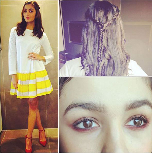 Alia Bhatt braided hair