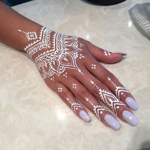 white henna for bridals 2017
