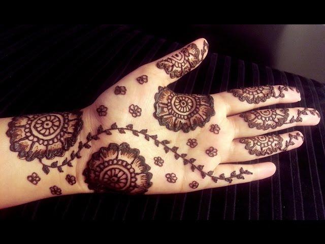 Beautiful Punjabi Mehandi Designs for Palm and Full Hands